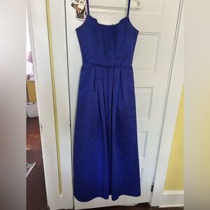 Jessica McClintock Strapless Royal Blue Dress